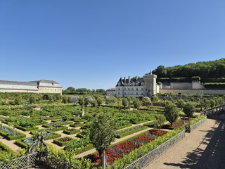 La géométrie parfaite du potager de Château de Villandry