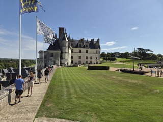 Sur les terrasses du Château d'Amboise