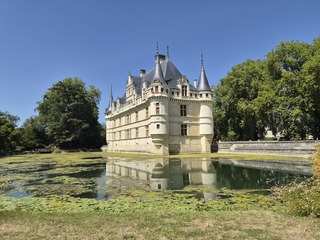 Le miroir d'eau du Château d'Azay-le-Rideau