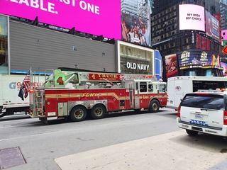 Un camion des pompiers